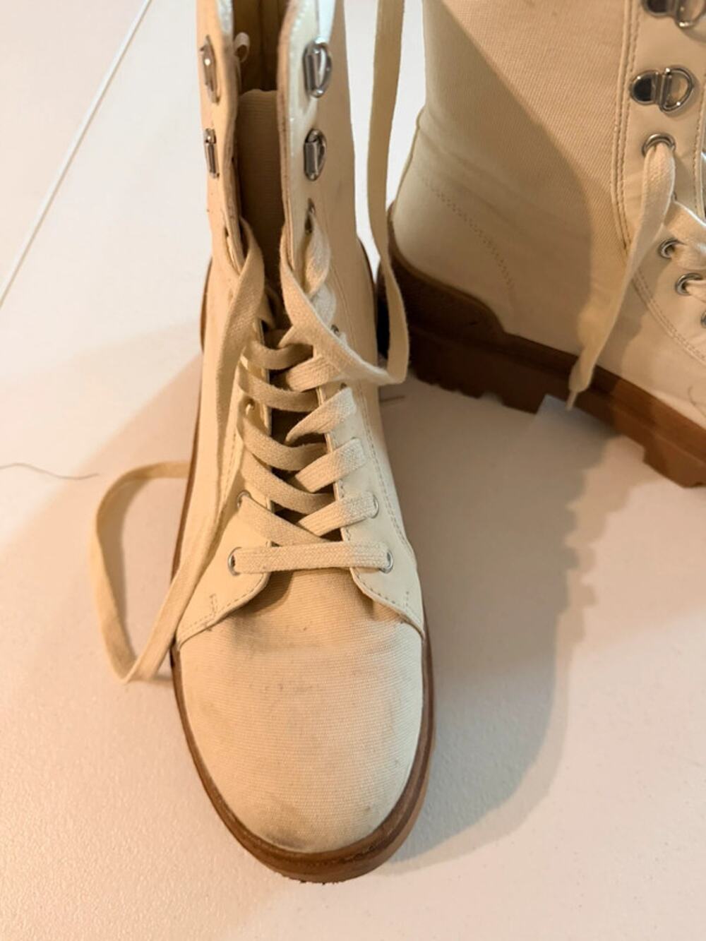 Primark Canvas Lugg Boot Men's 8 beige